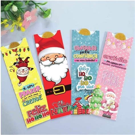 20 Mini Lixa Personalizada No Tema Natal Mimo Para Clientes