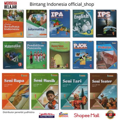 Jual Yudhistira Buku Pelajaran Kelas Viii Smp Mts Kurikulum Merdeka