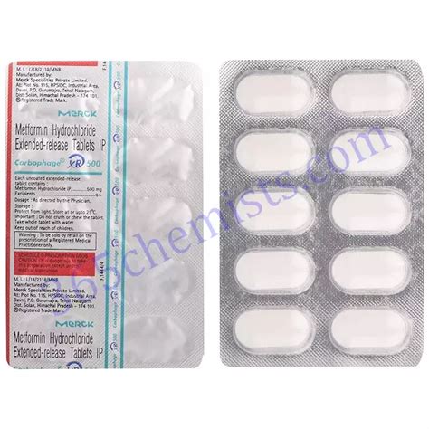 Carbophage Xr 500 Tablet Metformin Usa Fast Delivery