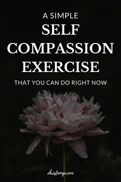 A Simple Self Compassion Exercise You Can Do Right Now Self Compassion Self Care Activities Self