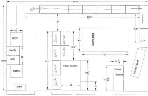 Sewing Room Layout - Barry Morrises Coloring Pages