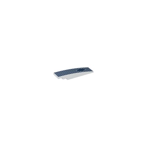 LEGO Slope 2 X 8 Curved With Dark Blue Diamond Grid And Oval 42918