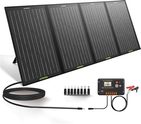 Eco Worthy W Solar Panel Charger For Portable Power Station V Rv