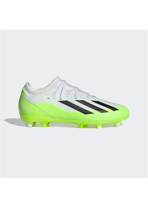 Adidas X CrazyFast 3 FG Junior Football Boot (2023) White - Gannon Sports