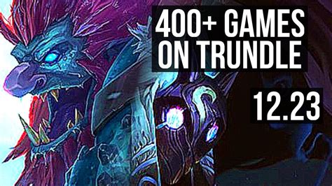 Trundle Vs Kindred Jng 104 400 Games 900k Mastery Euw Master