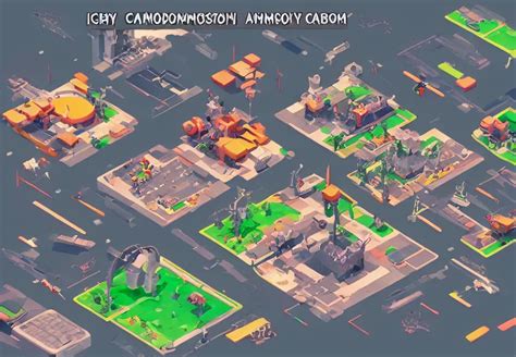 Isometric Chubby D Game Cannon With Detailed Stable Diffusion