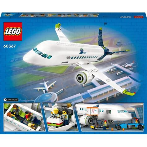 LEGO City 60367 Passenger Aeroplane Set | Smyths Toys UK