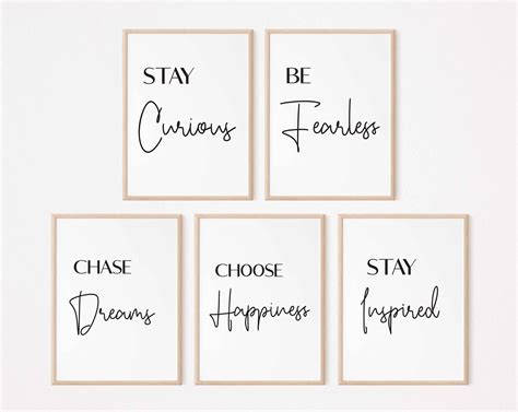 Daily Doses of Positivity: 10 Free Printable Wall Art Quotes for a ...