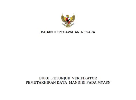 Buku Petunjuk Verifikator Pdm V Bkd Provinsi Ntt