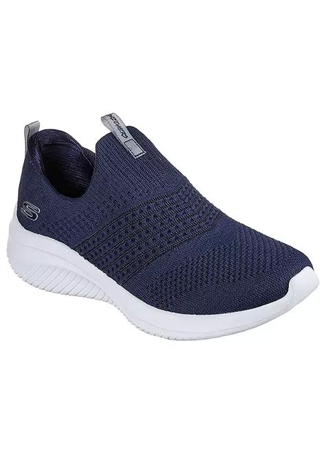 Skechers Navy Stretch Fit Air Cooled Memory Foam Pumps Freemans