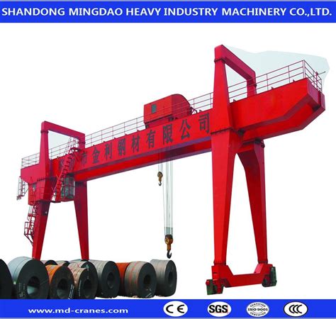 Rail Double Girder 10t Gantry Crane For Railway Construction China 50