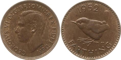 Gro Britannien Farthing George Vi Besser Als