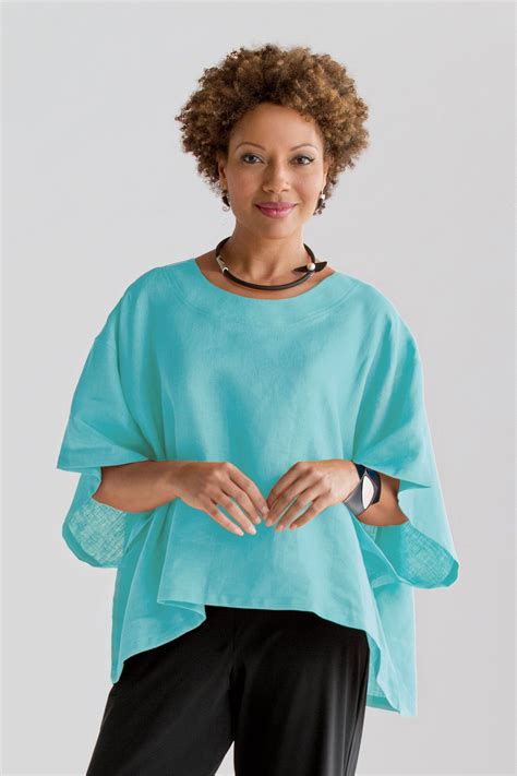 Linen Boxy Tee by Planet (Linen Top) | Artful Home | Planet clothing, Cami outfit, Linen top