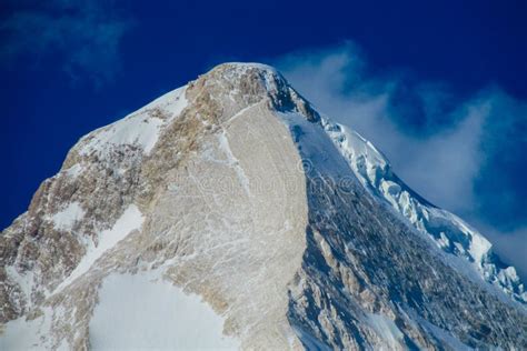 Khan Tengri Peak In Tian Shan Mountains Stock Image Image Of