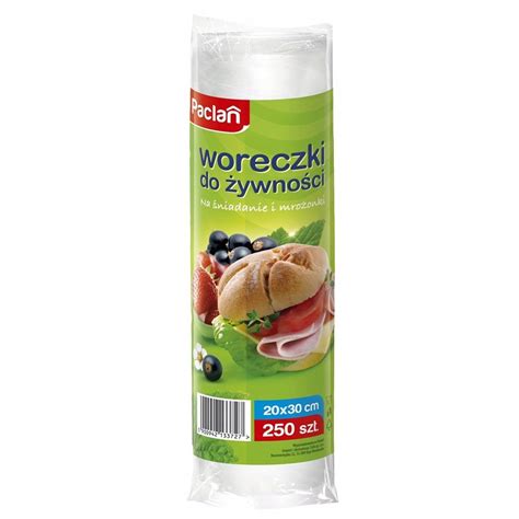 Paclan Woreczki Śniadaniowe 20 X 30 Cm 250 Sztuk Paclan Sklep EMPIK