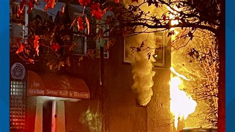 Historic Building Burns On Wisconsin Avenue