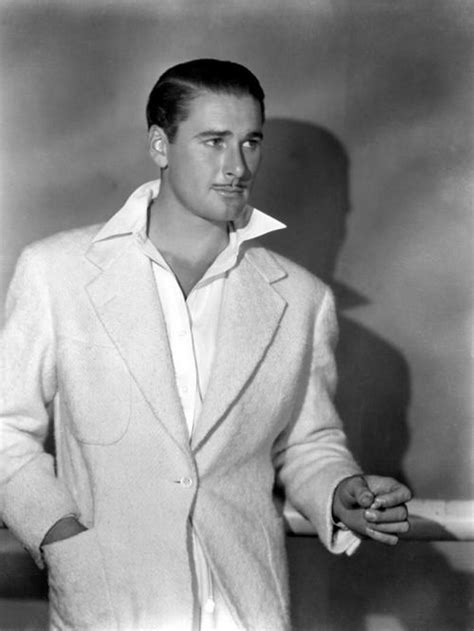 Errol Flynn Wearing A Smoking Jacket Matthews Island