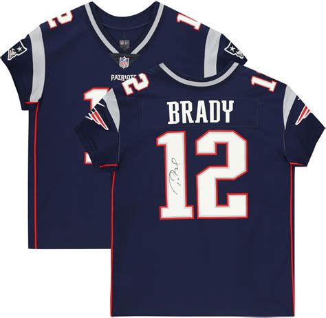 Tom Brady New England Patriots Autographed Navy Nike Elite Jersey