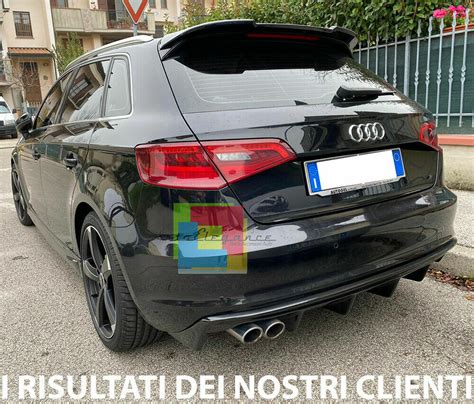 Alettone Rs Spoiler Posteriore Tetto Audi A V Sportback