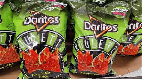 Doritos Roulette Flamin Hot Limon Review Youtube