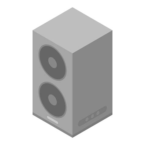 Premium Vector Sound Speaker Icon Isometric Of Sound Speaker Vector