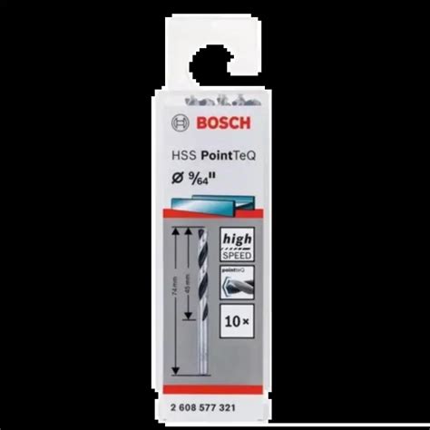 Broca Para Metal Acero R Pido Hss Pointteq Bosch X X Mm