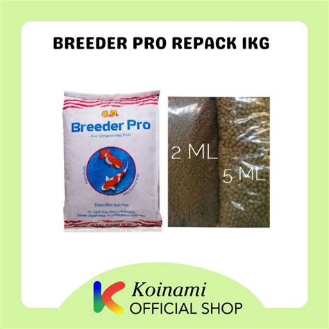 Jual BREEDER PRO 1kg Makanan Ikan Fish Food Koi Pelet Apung