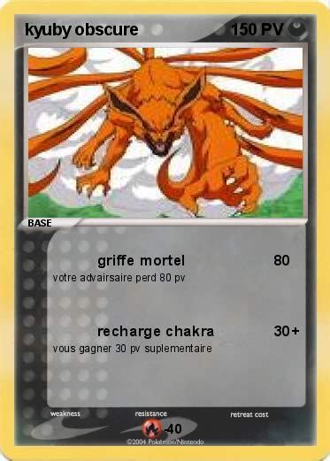 Pok Mon Kyuby Obscure Griffe Mortel Ma Carte Pok Mon