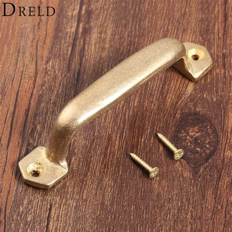 Aliexpress Buy Dreld Antique Pure Copper Furniture Handles Brass