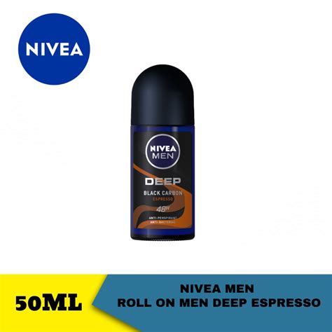 Nivea Men Roll On Men Deep Espresso Ml Shopee Malaysia