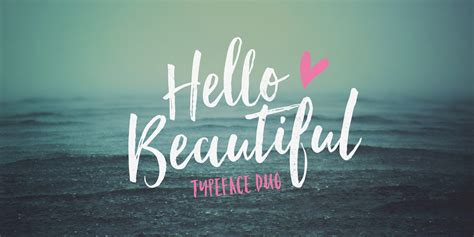 Hello Beautiful Fonts by Nicky Laatz • Fontspring