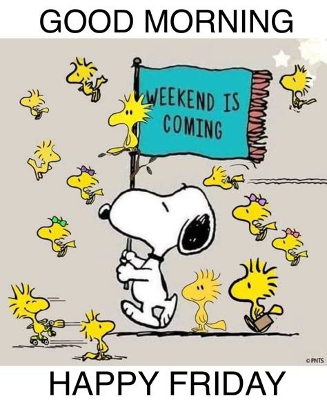 Happy Friday Peanuts Gang