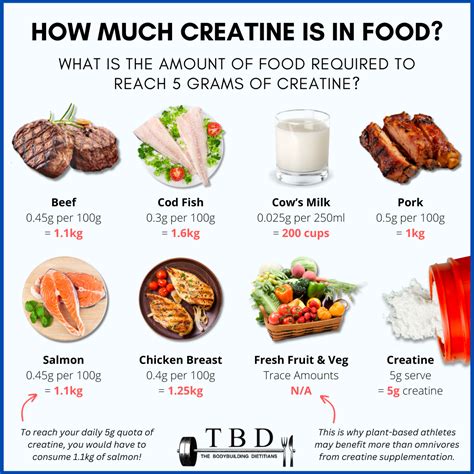 Top 6 Creatine Rich Foods For Strength & Size — The Bodybuilding Dietitians