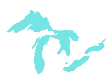 Stencil Shape Michigan State JPG Digital Download Craft Use - Etsy