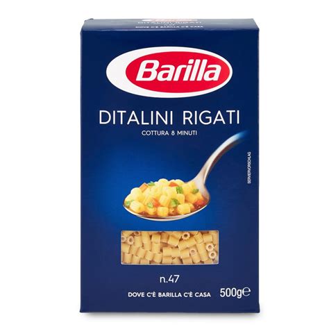 Ditalini Rigati Pasta Di Semola Di Grano Duro N G Barilla D