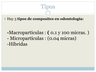 Composites Dentales PPT Descarga Gratuita