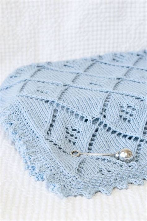 Free Knit Lace Baby Blanket Pattern