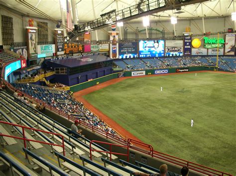 Tropicana Field Outfield View Evan Sanders Flickr