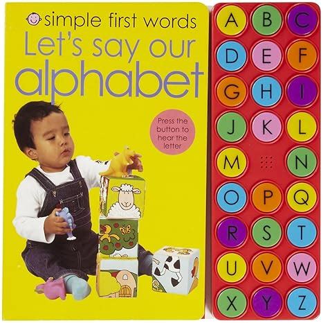 Amazon Simple First Words Let S Say Our Alphabet