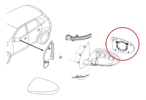 Vidrio Espejo Retrovisor Derecho Para Nissan Np300 Original Cuotas