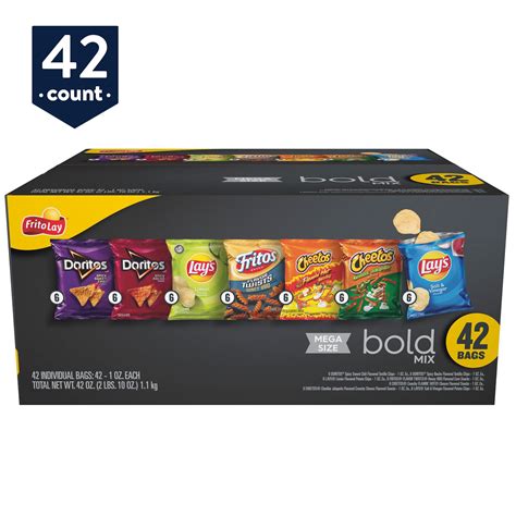 Frito Lay Variety Pack Bold Mix 42 Count