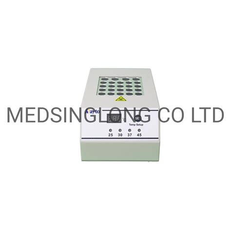 Laboratory Device With Compact Dry Heater Support Two Models Tube 24 Incubation Positions Ideal