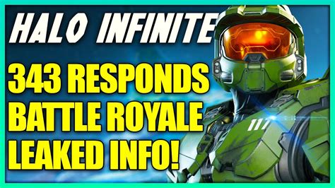 343 Industries Responds To Halo Infinite Battle Royale Leak Halo Infinite News Youtube