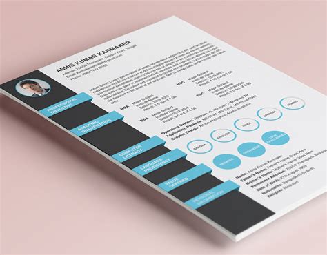 Resume Template On Behance