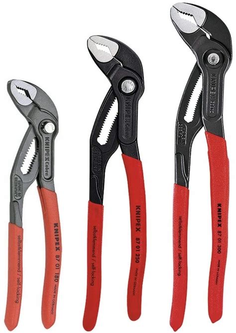 Zestaw Szczypiec Nastawnych Do Rur COBRA 00 20 09 V02 KNIPEX Praxer