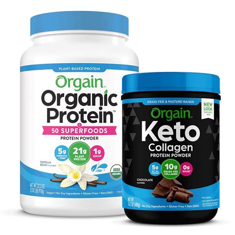 Amazon Orgain Keto Collagen Protein Powder Chocolate Lb