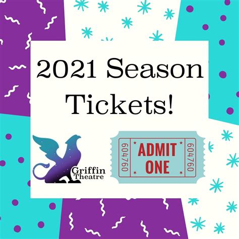 Season Ticket Sale for 2021 Griffin Theatre