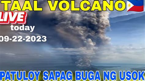 TAAL VOLCANO TULOY ANG PAG BUGA NG USOK TAGAYTAY BALOT NG USOK YouTube