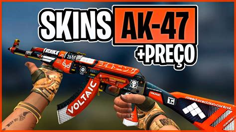 TODAS as SKINS AK 47 PREÇO em Reais 2022 CS GO YouTube