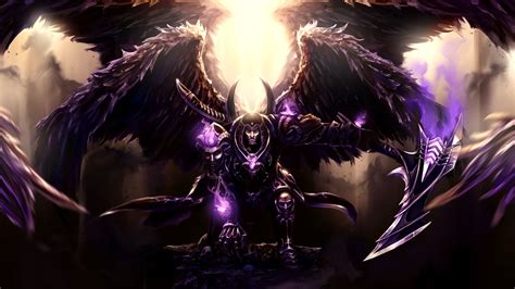 thanatos fanart thanatos scythe thanatos wings